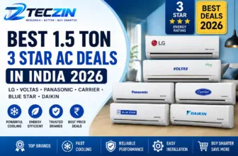 Best 1.5 Ton 3 Star AC Deals in India 2026: LG, Voltas, Panasonic, Carrier, Blue Star & Daikin