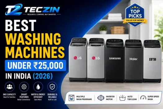 Best Washing Machines Under ₹25,000 in India (2026)